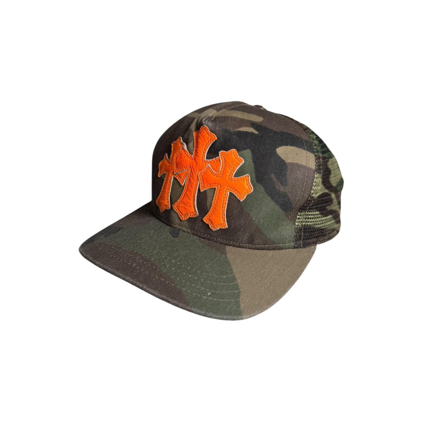 Chrome Hearts Triple Leather Cross Hat