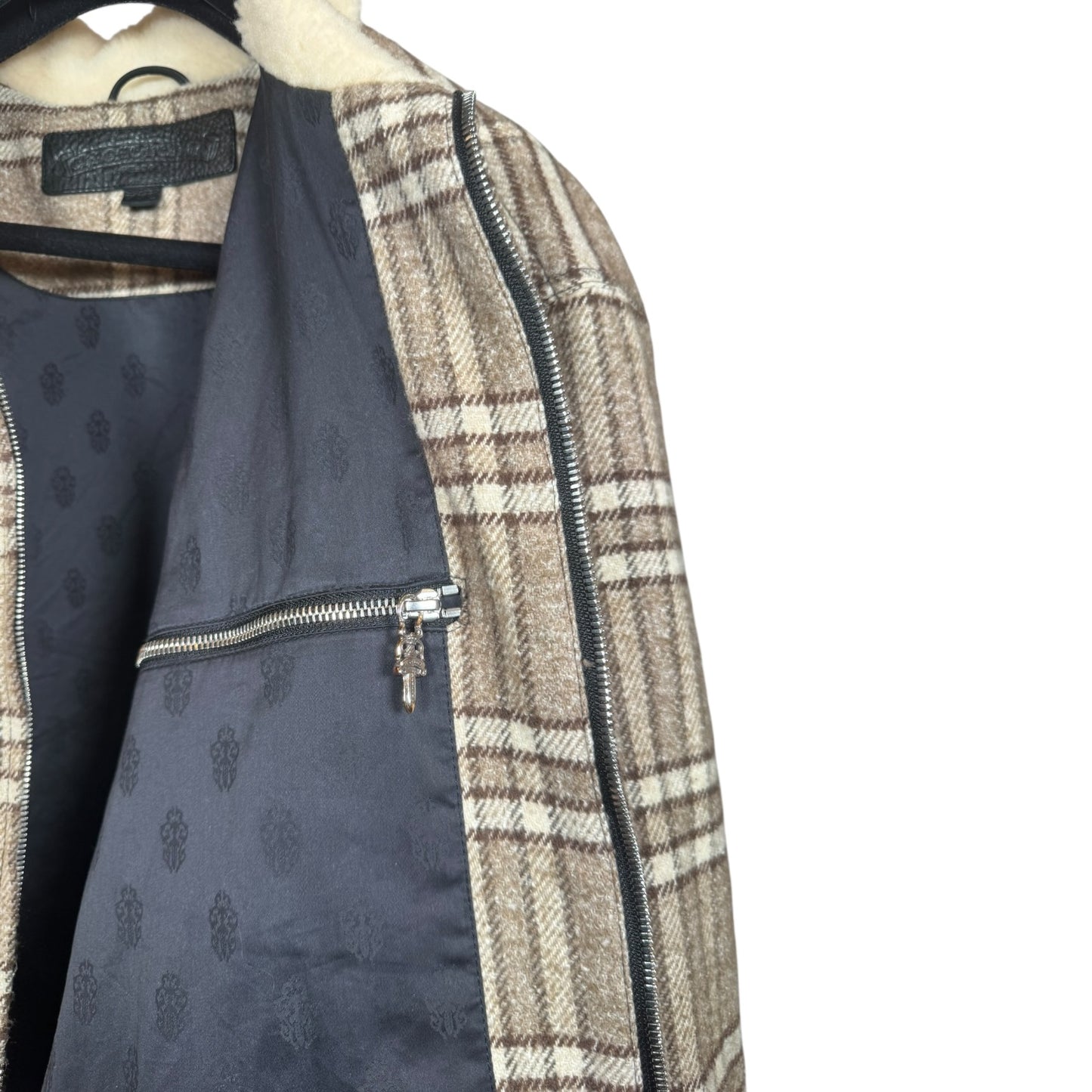 Chrome Hearts Sherpa Flannel Work Jacket