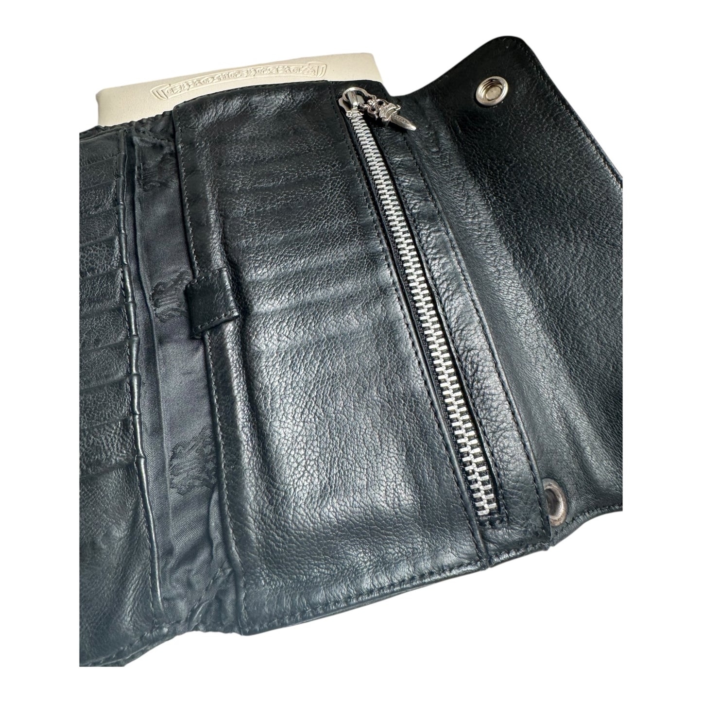 Chrome Hearts Plus Ball Snap Wave Wallet