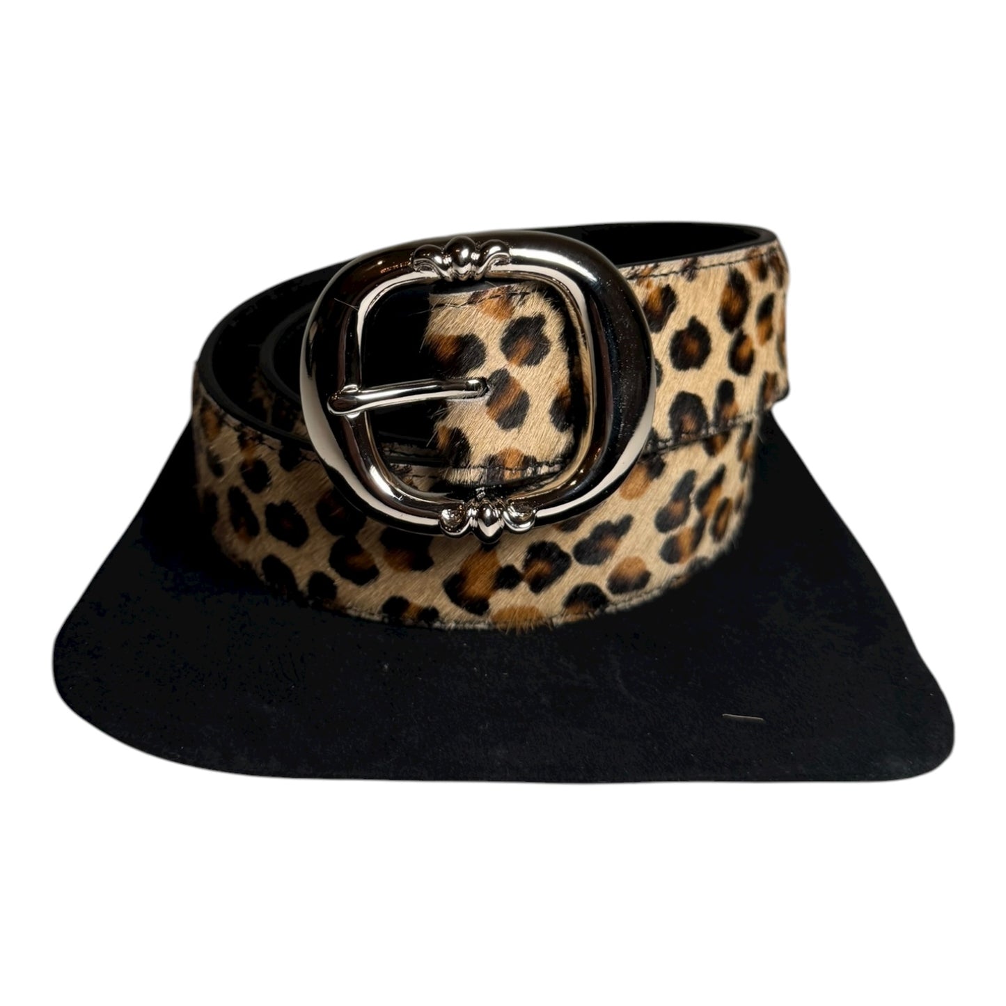 Chrome Hearts Cheetah Pony Hair Gunslinger Belt