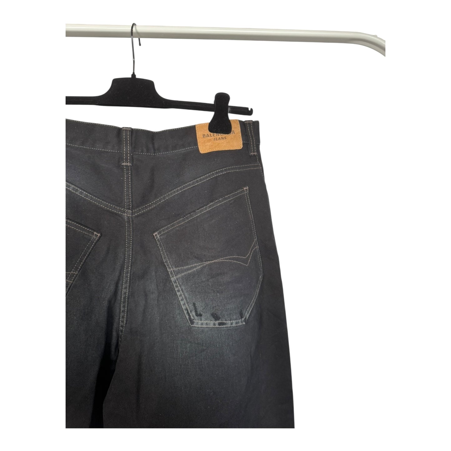 Balenciaga Distressed Baggy Denim