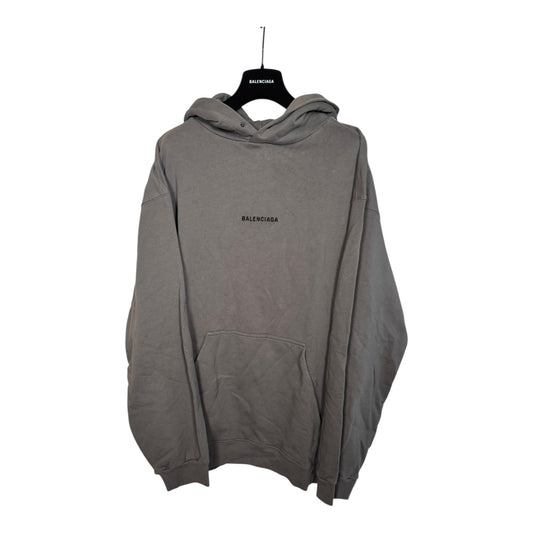 Balenciaga Embroidered Logo Hoodie