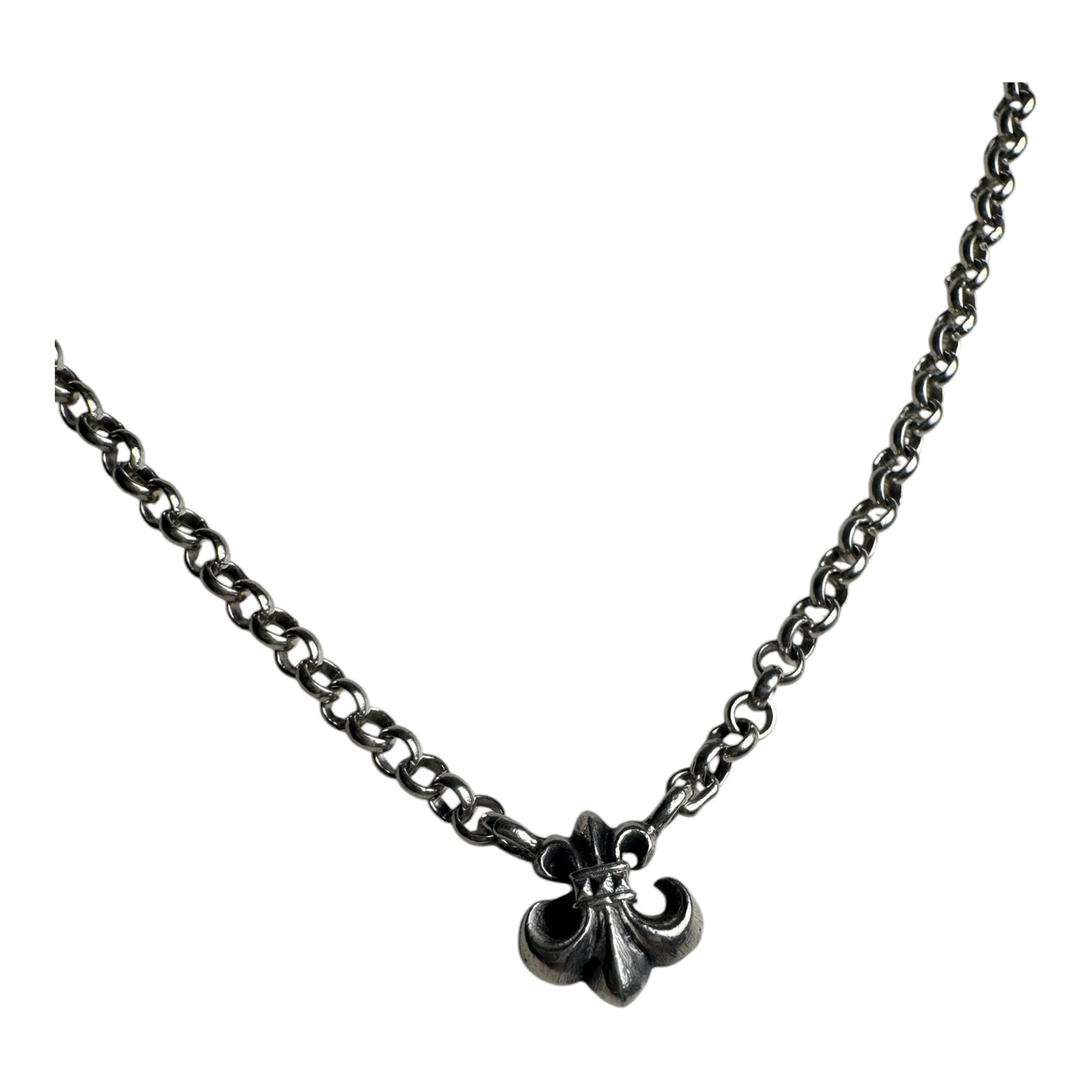 Chrome Hearts Micro Fleur Necklace