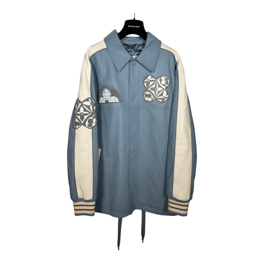 Louis Vuitton Long Leather Coach Jacket