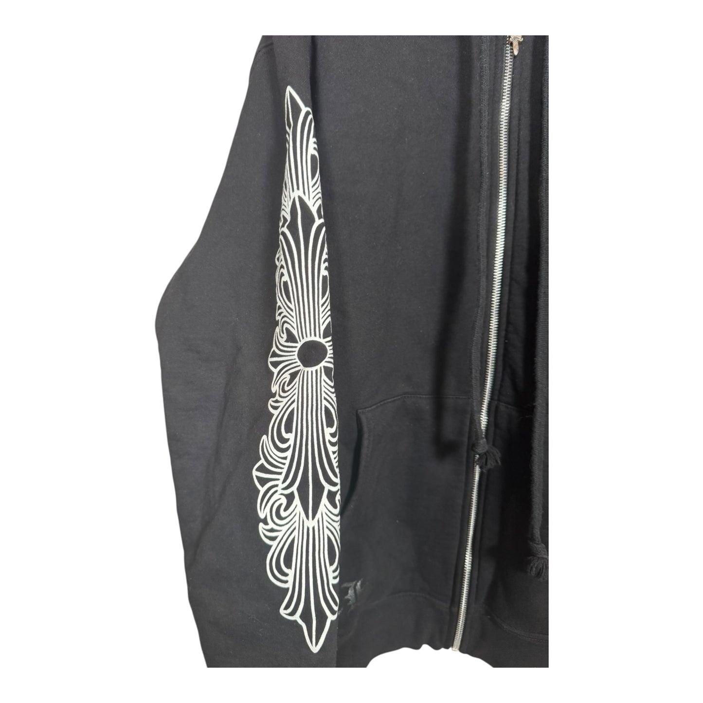 Chrome Hearts Thermal Floral Horseshoe Zip-Up