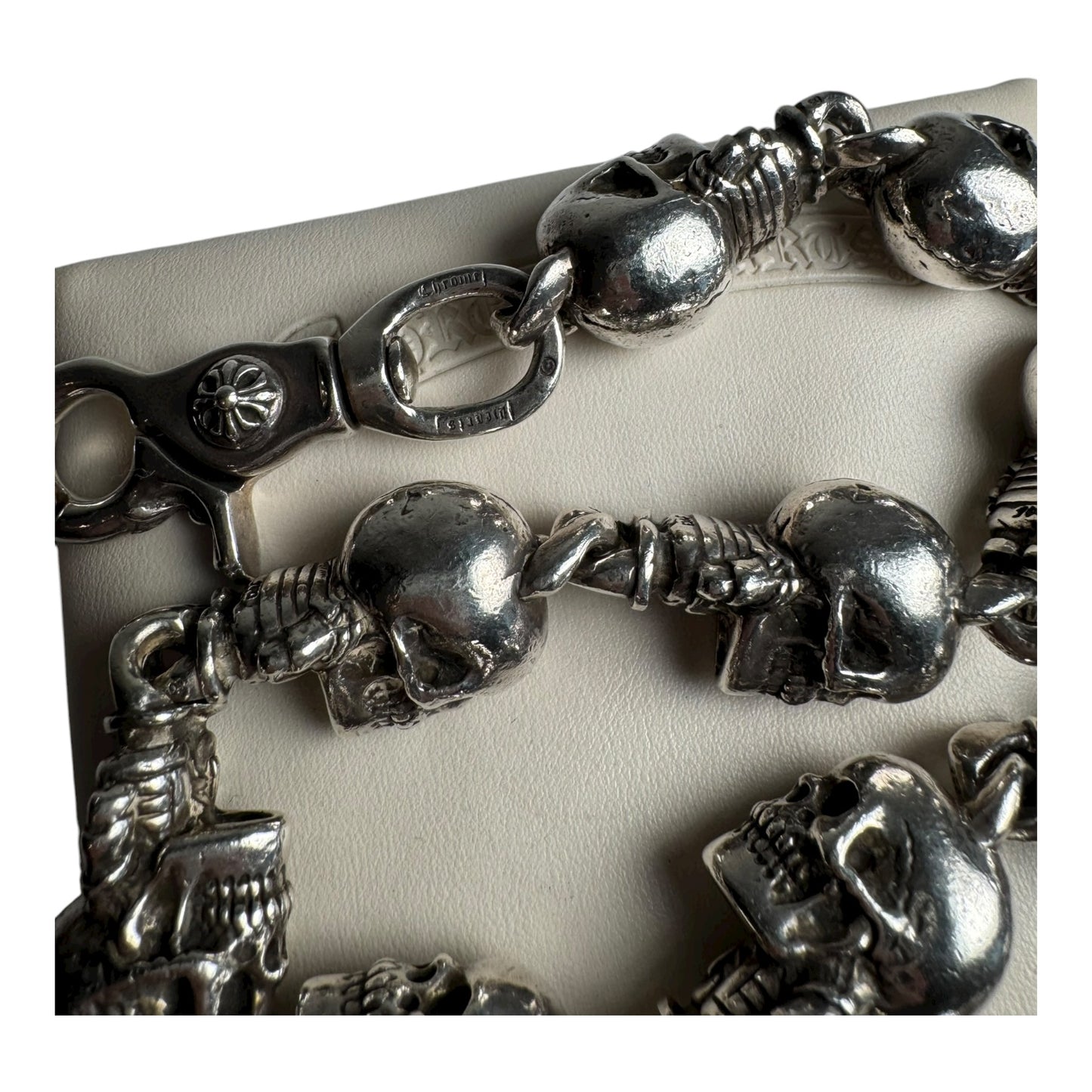 Chrome Hearts XL Foti Skull Wallet Chain