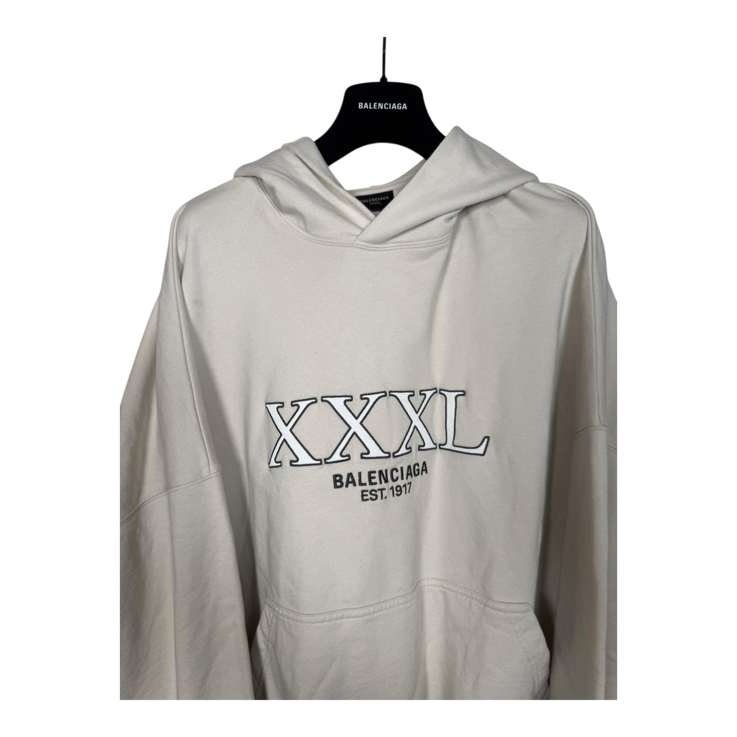 Balenciaga XXXL Embroidered Hoodie