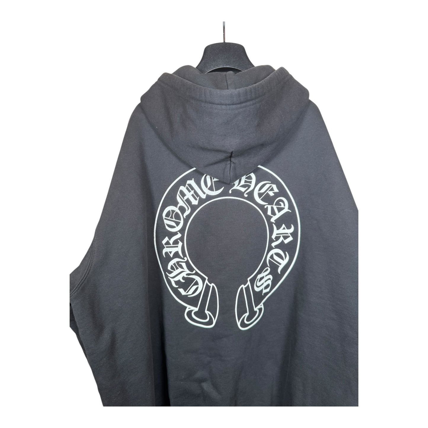 Chrome Hearts Floral Horseshoe Thermal Zip-Up Hoodie