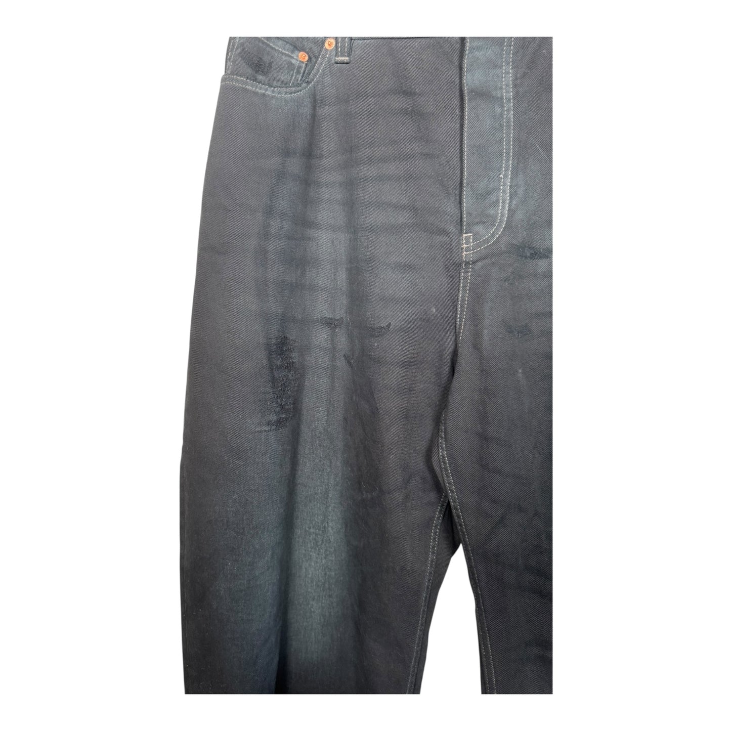 Balenciaga Distressed Baggy Denim