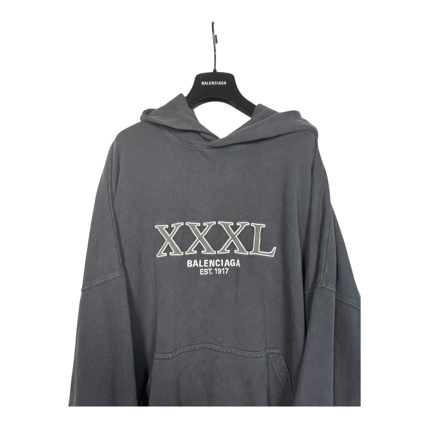 Balenciaga XXXL Embroidered Hoodie