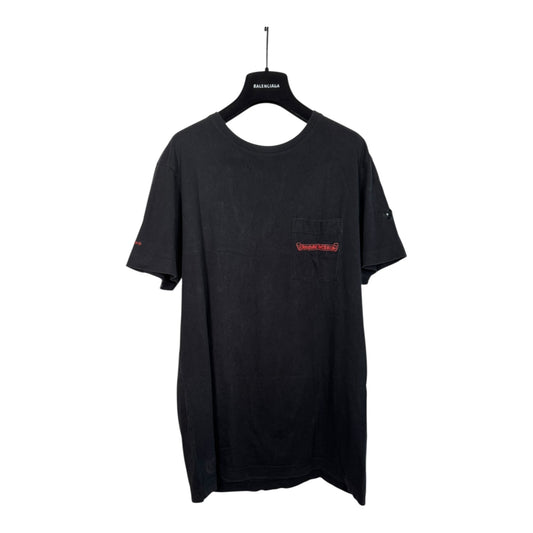 Chrome Hearts Red Scroll Pocket T-Shirt
