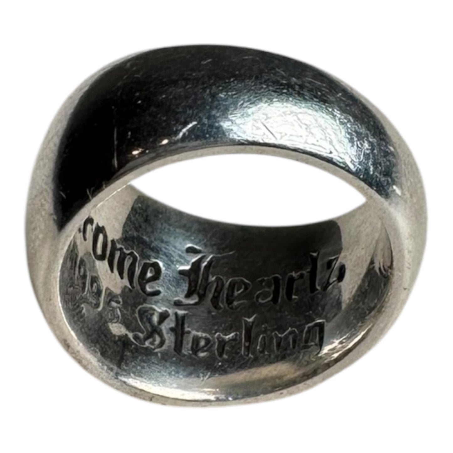 Chrome Hearts Pave Heart Ring