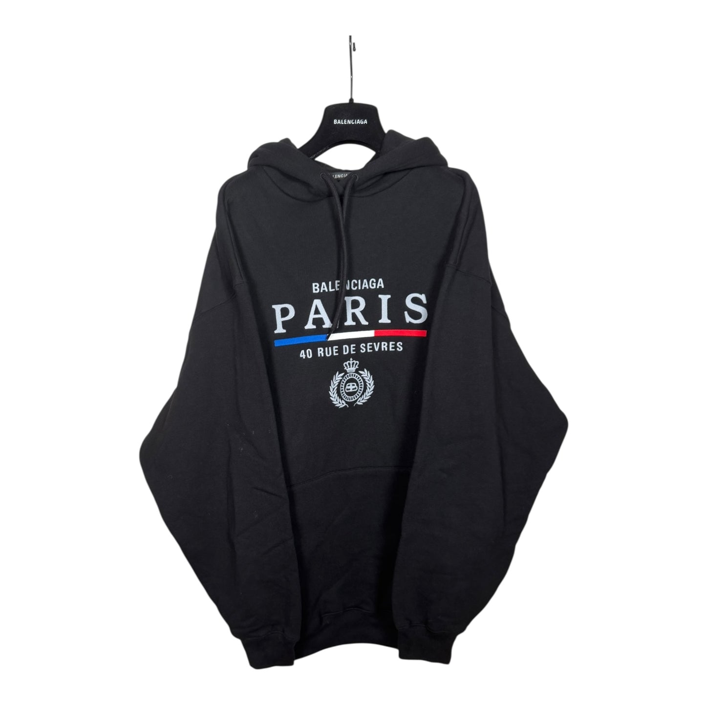 Balenciaga Embroidered Paris Hoodie