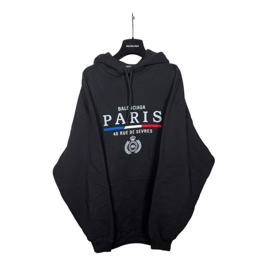 Balenciaga Embroidered Paris Hoodie