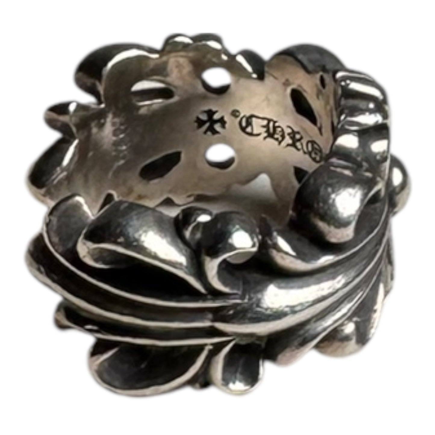 Chrome Hearts Double Floral Ring