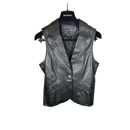 Chrome Hearts Leather Vest