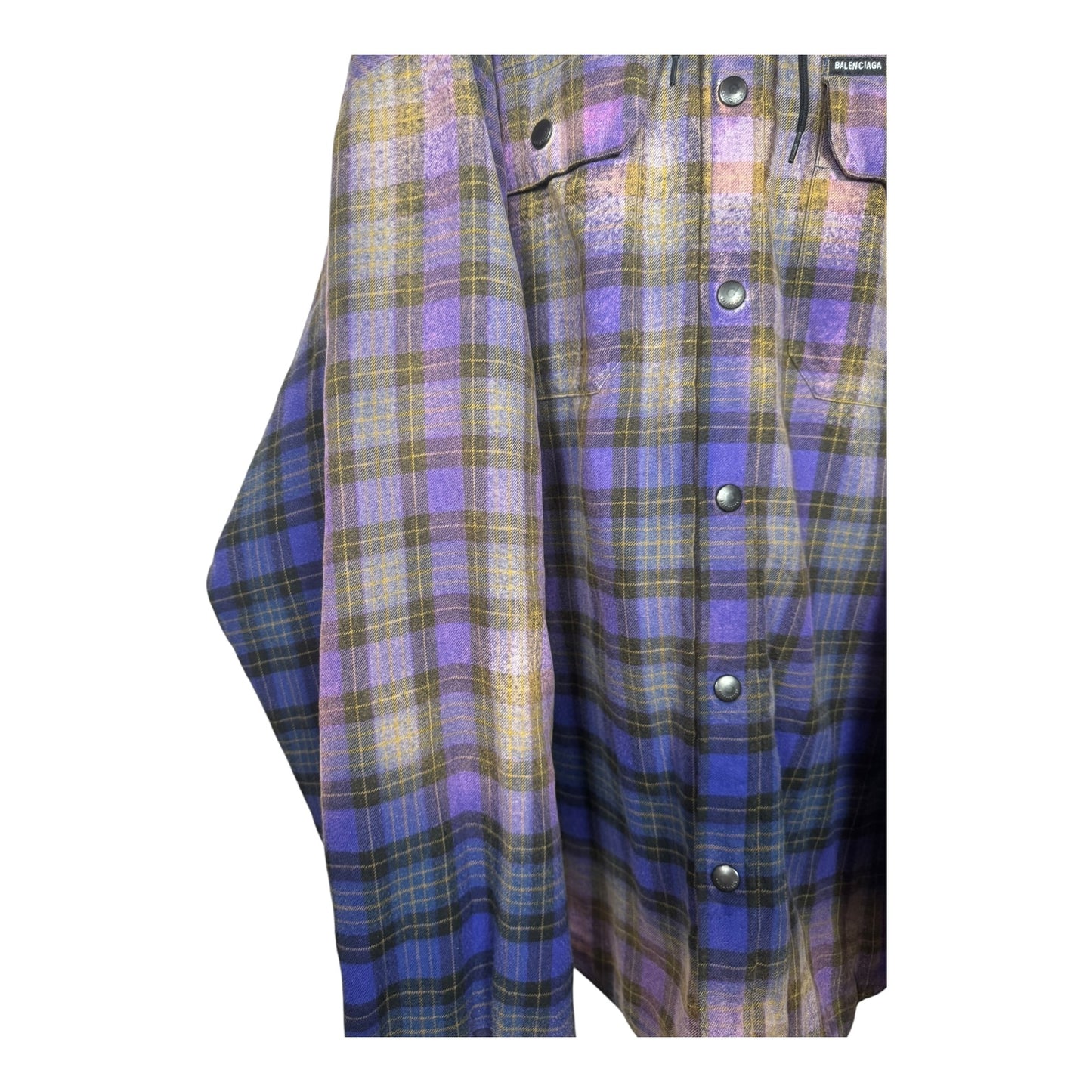 Balenciaga Padded Flannel Jacket