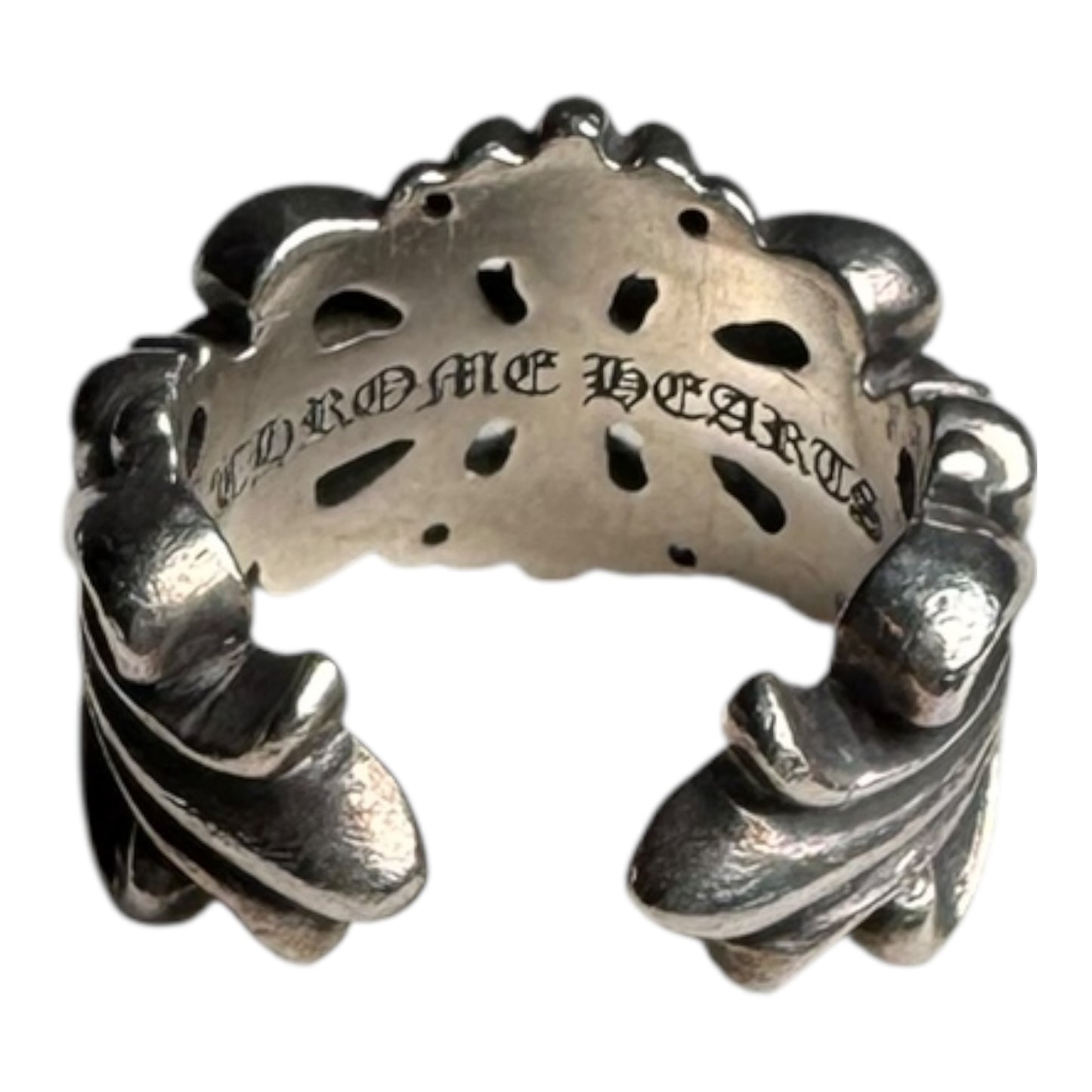 Chrome Hearts Double Floral Ring