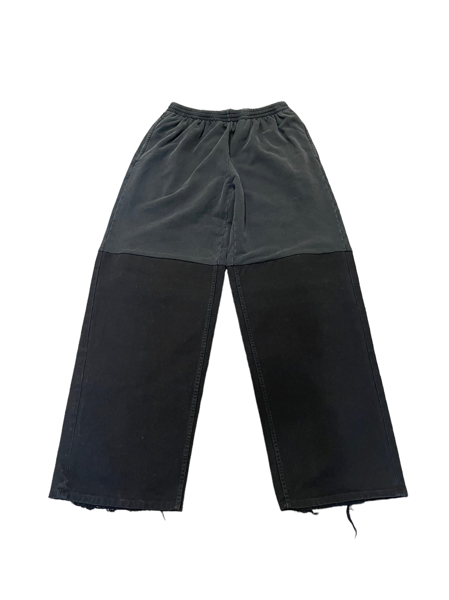 Balenciaga Patched Sweatpants Denim