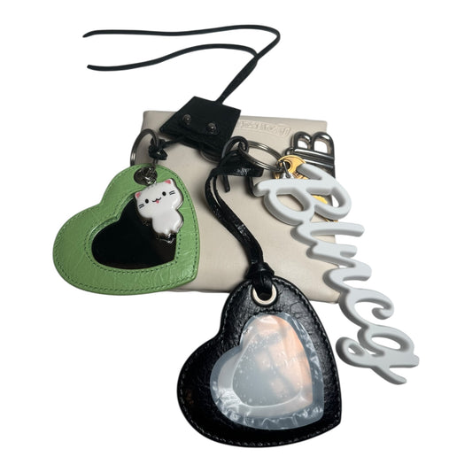Balenciaga Heart Mirror Keychain