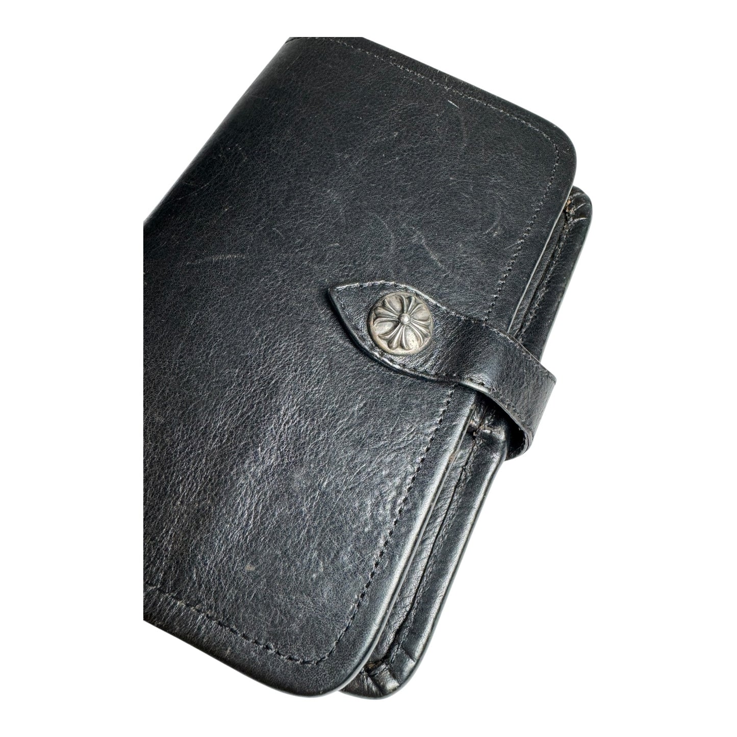 Chrome Hearts Leather Agenda Planner Holder