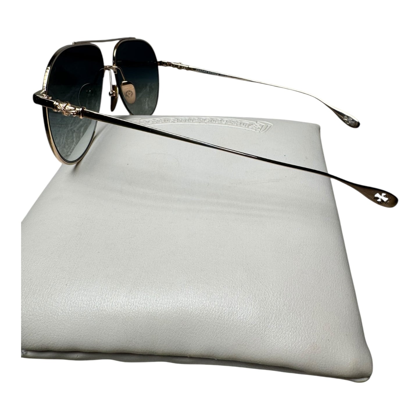 Chrome Hearts Steppin Blu Sunglasses