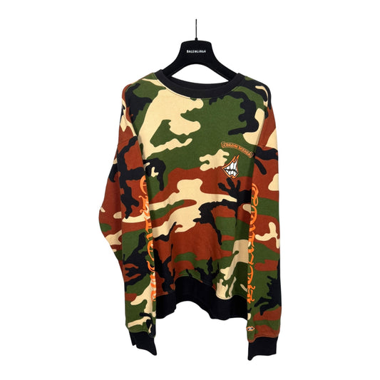 Chrome Hearts Camo Matty Boy Crewneck