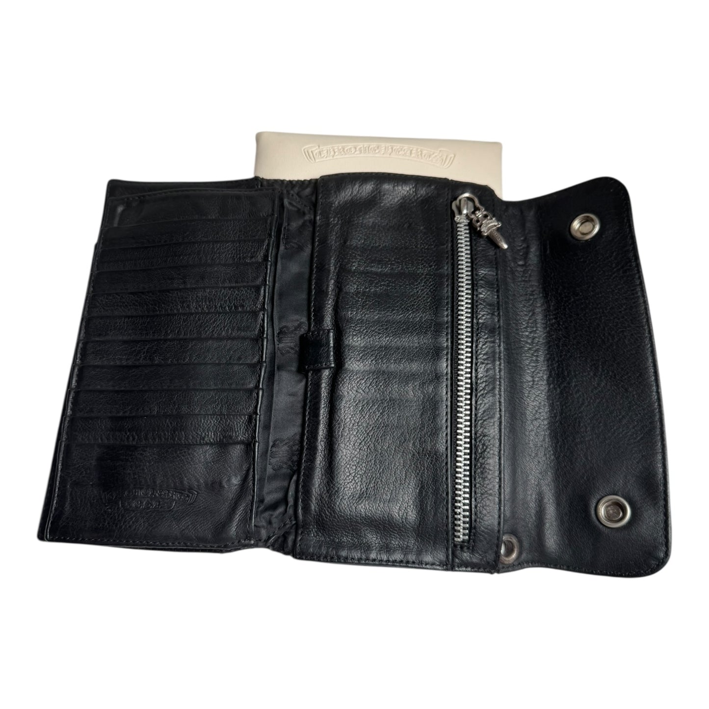 Chrome Hearts Plus Ball Snap Wave Wallet