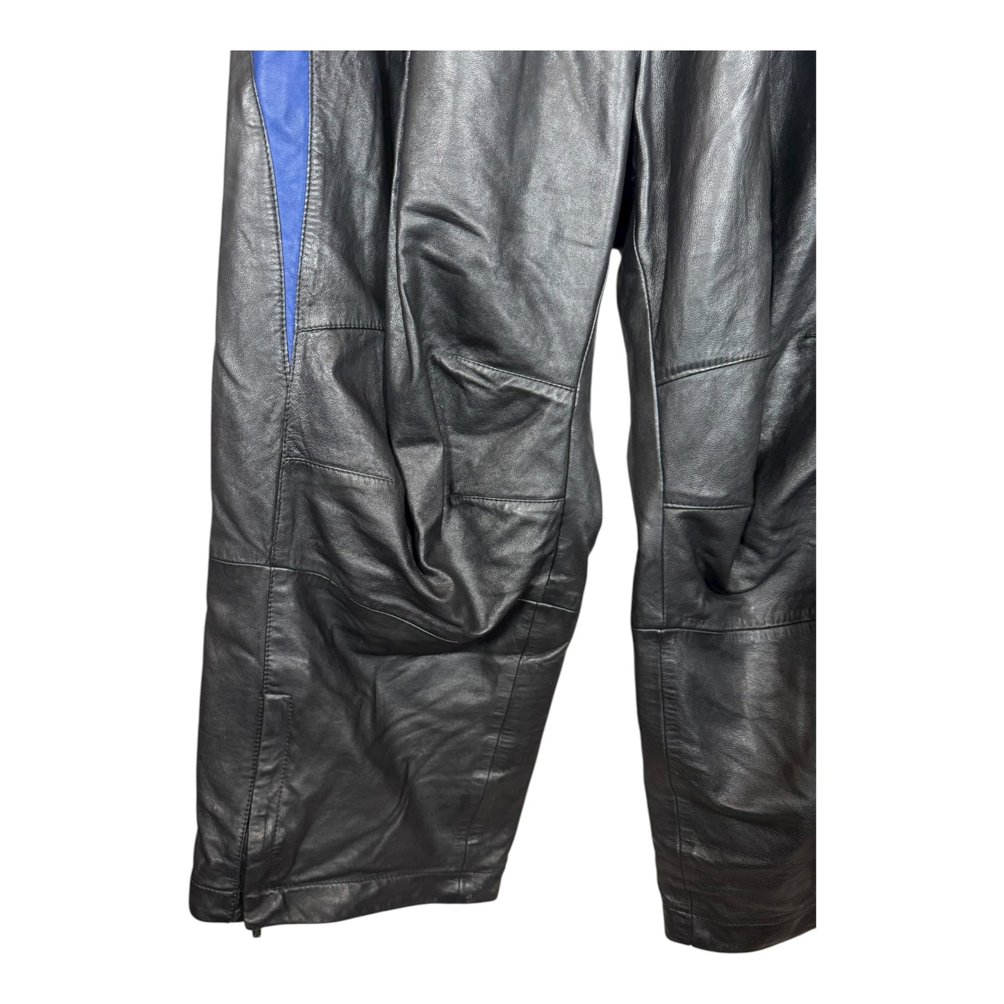 Balenciaga Leather 3B Tracksuit Pants