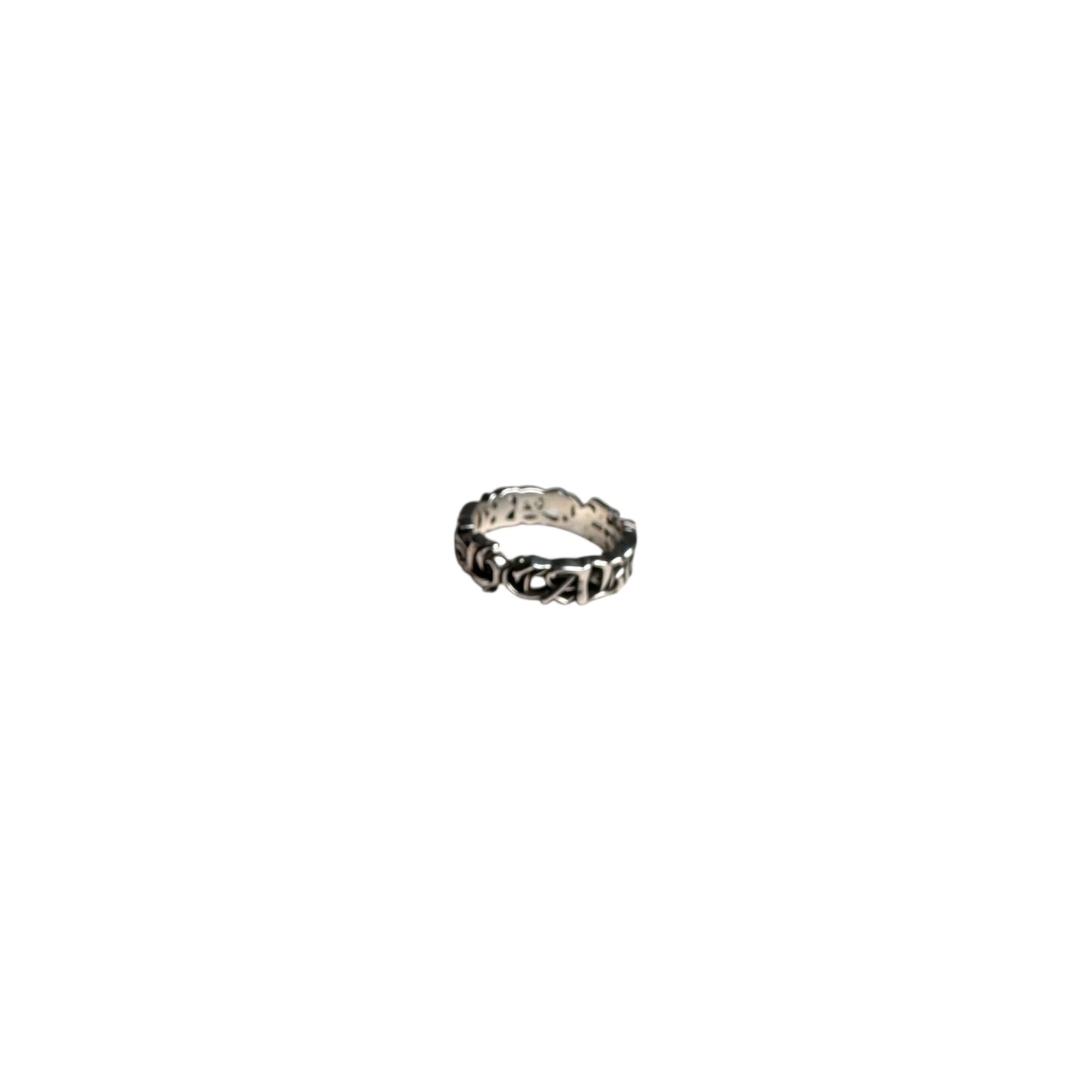 Chrome Hearts Spellout Ring