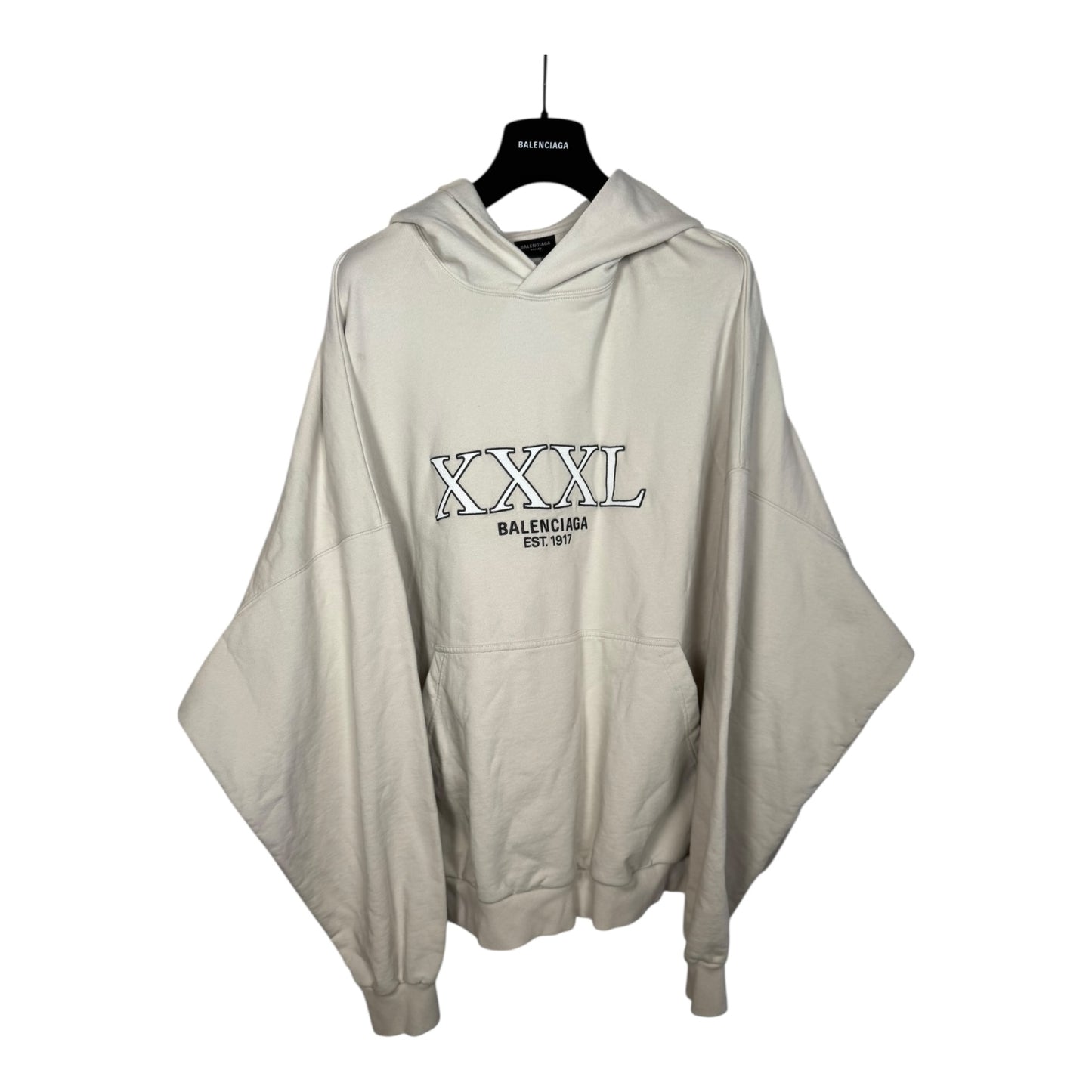 Balenciaga XXXL Embroidered Hoodie