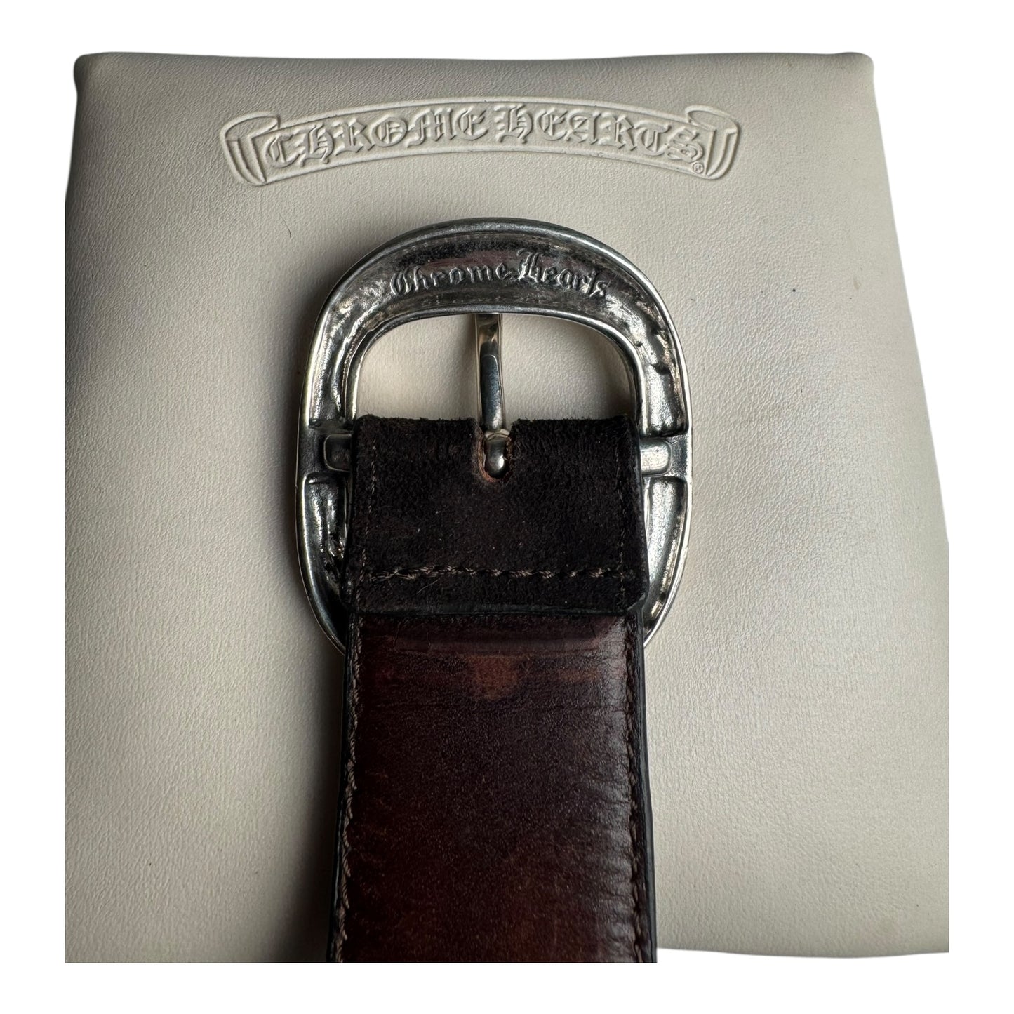 Chrome Hearts Velvet Studded Gunslinger Belt
