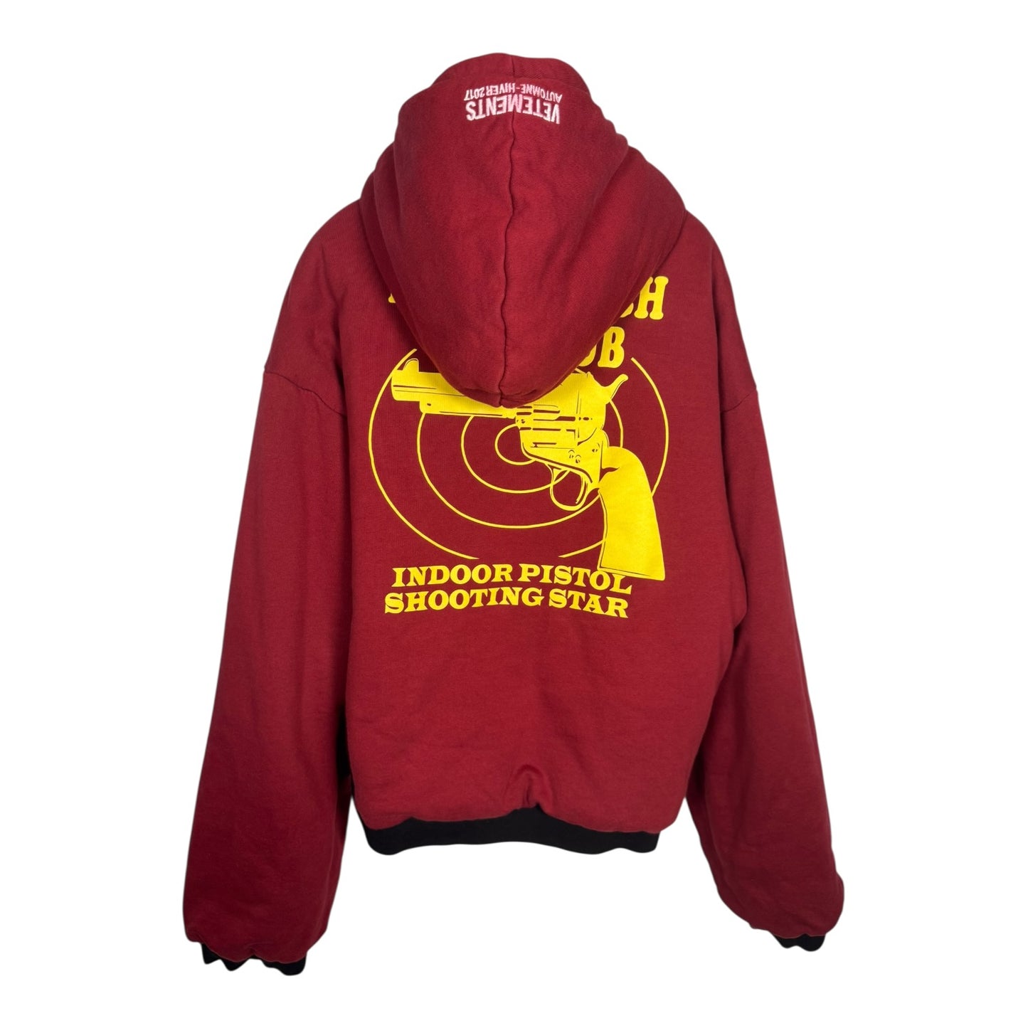 Vetements TFD Heavy Zip-Up Hoodie