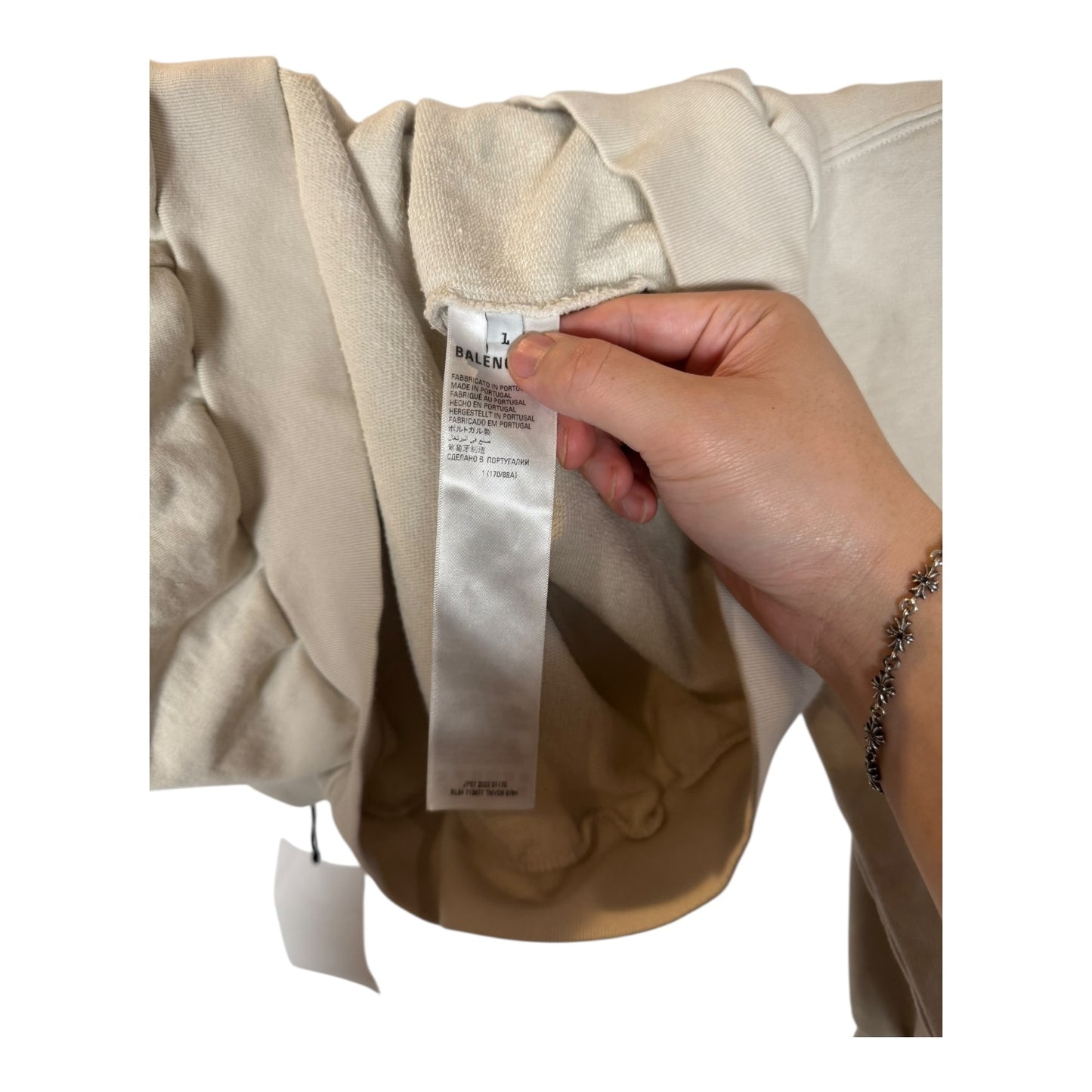 Balenciaga XXXL Embroidered Hoodie