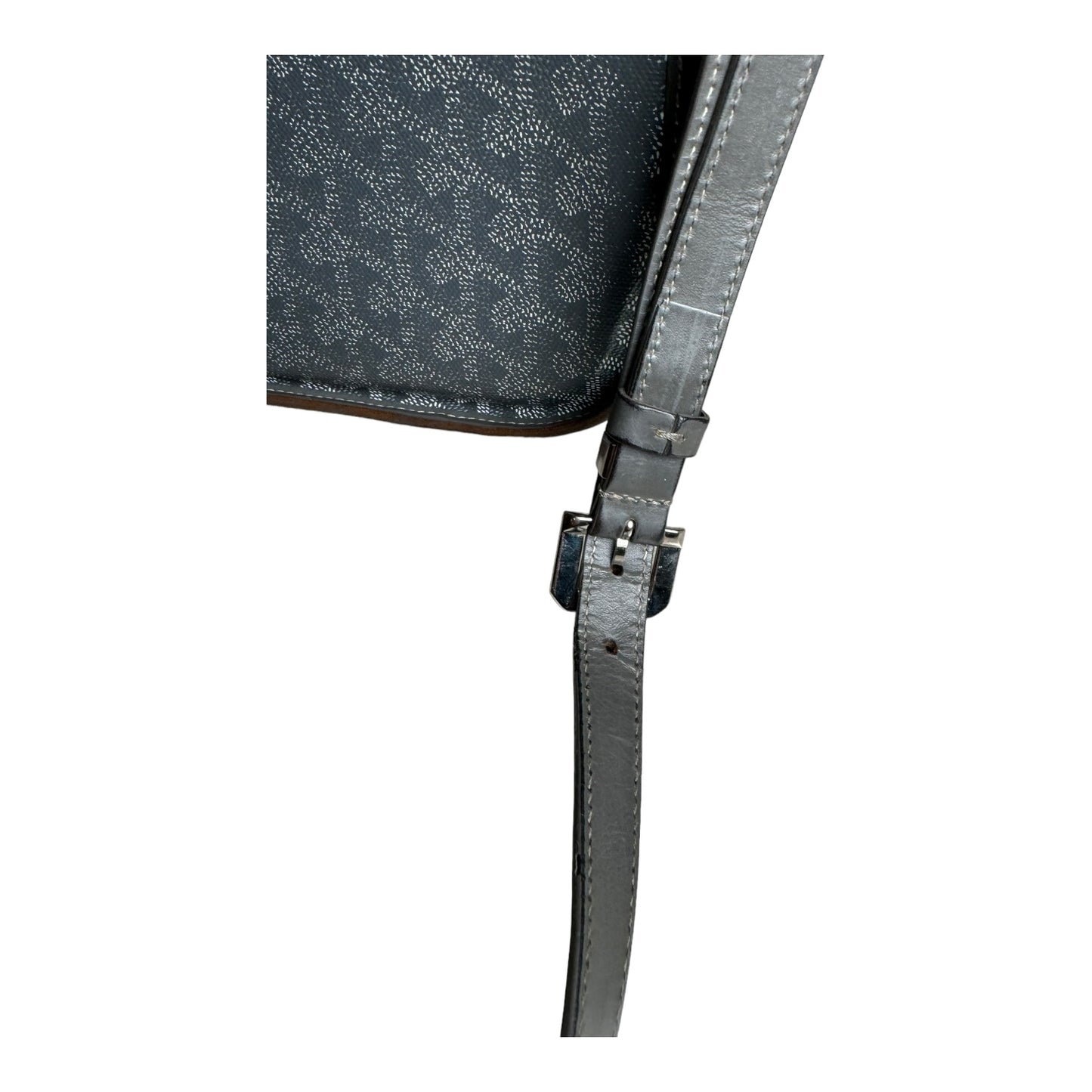 Goyard Belvedere Messenger MM Grey Crossbody Bag