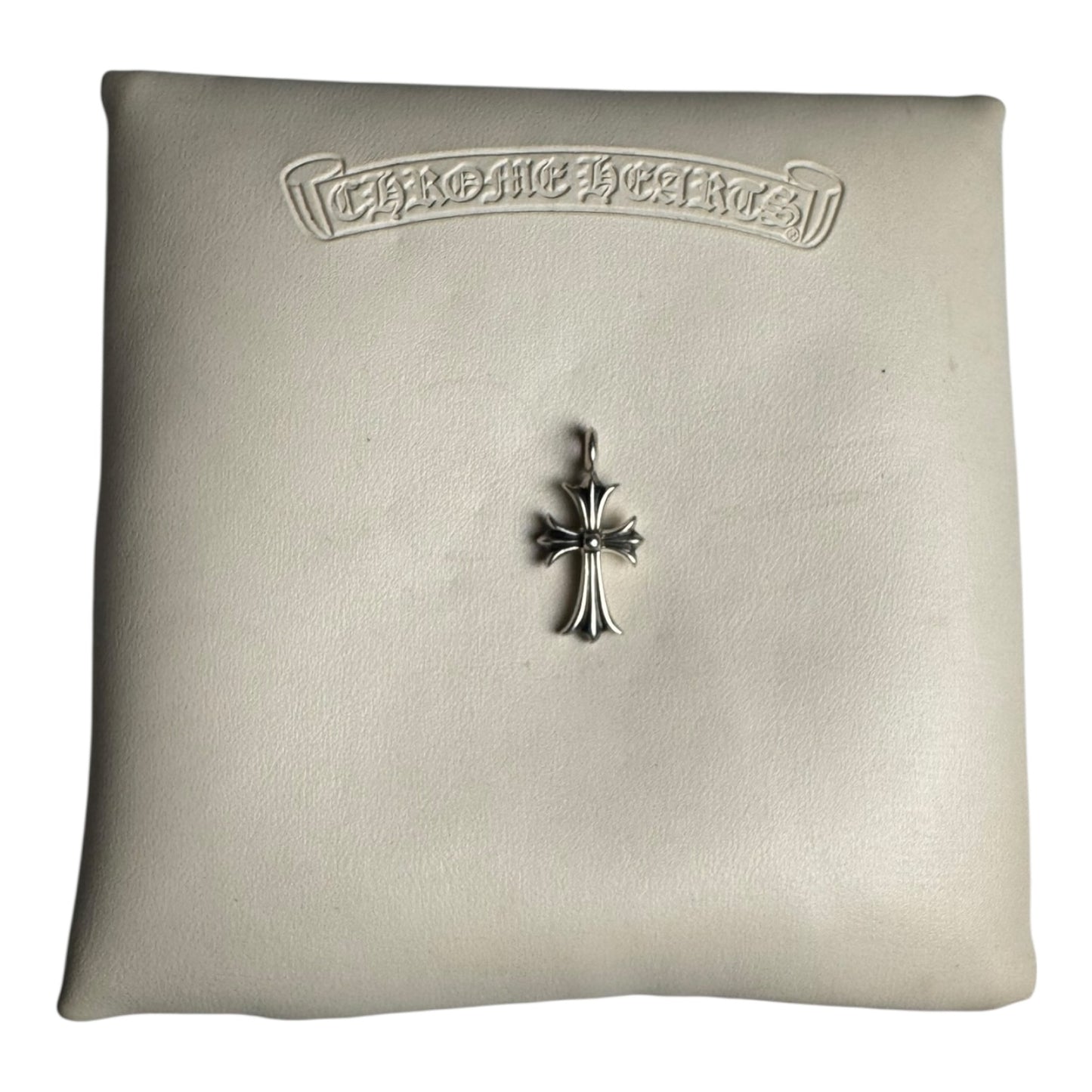 Chrome Hearts Pave Tiny CH Cross Pendant