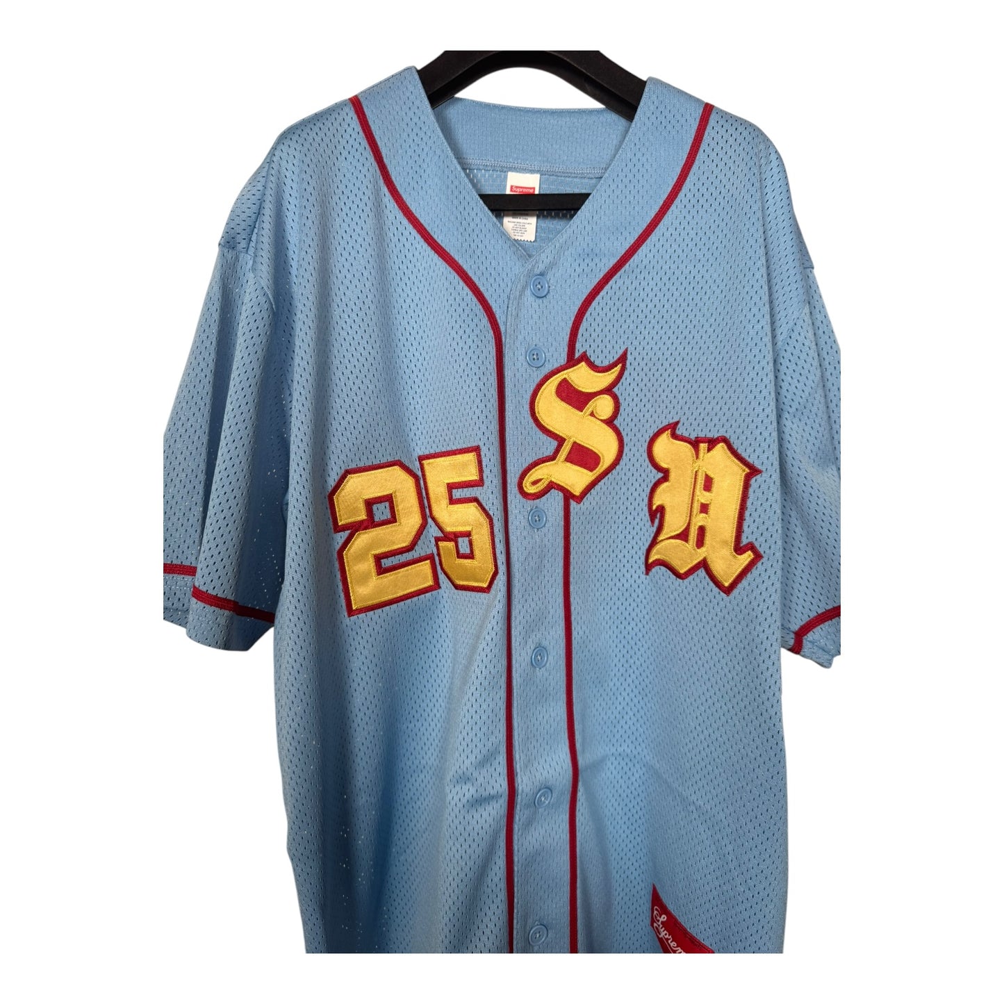 Supreme Old English Baseball Jersey