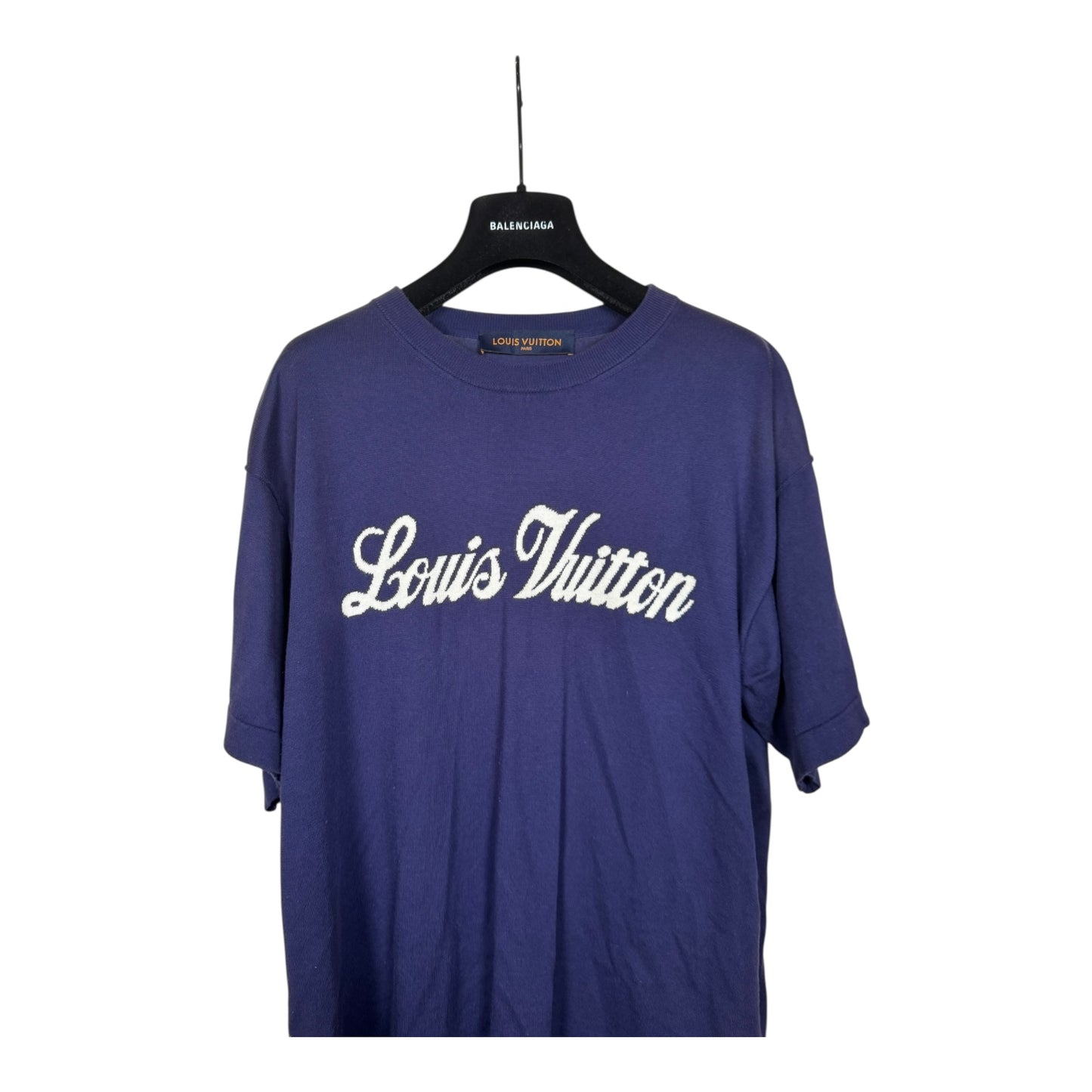 Louis Vuitton Cursive Logo Knit T-Shirt