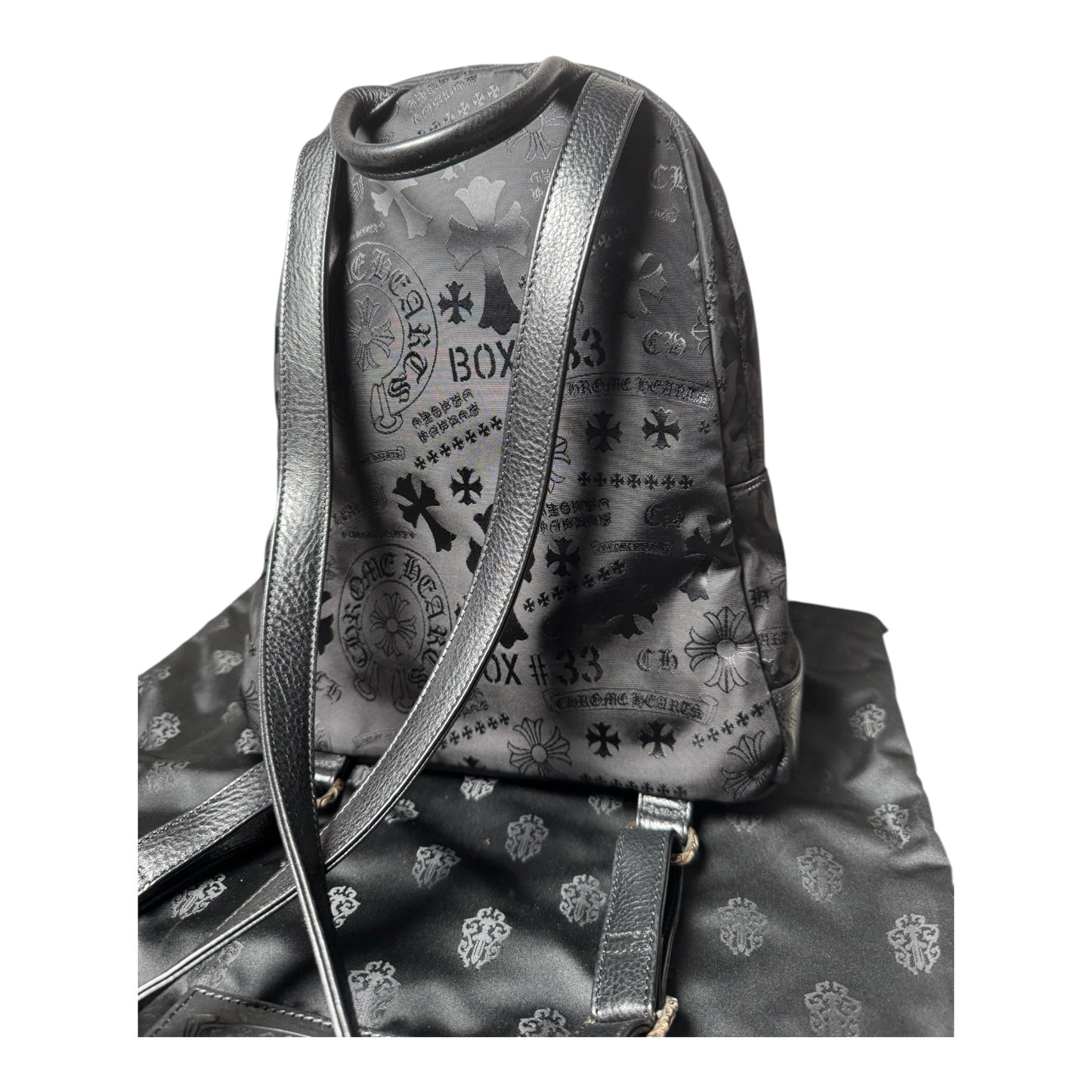 Chrome Hearts 7th Grade Stencil Nylon Backpack