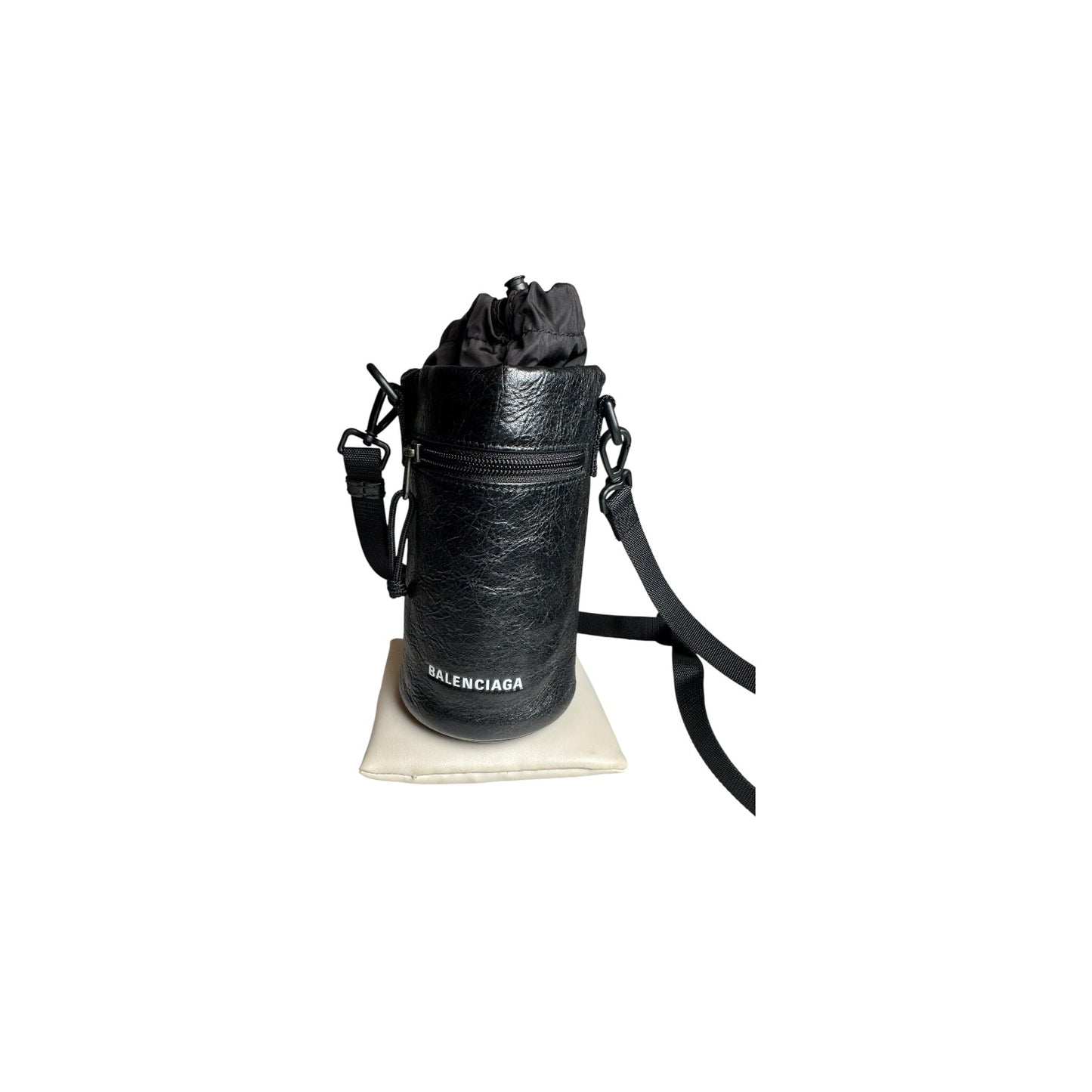 Balenciaga Leather Water Bottle Holder