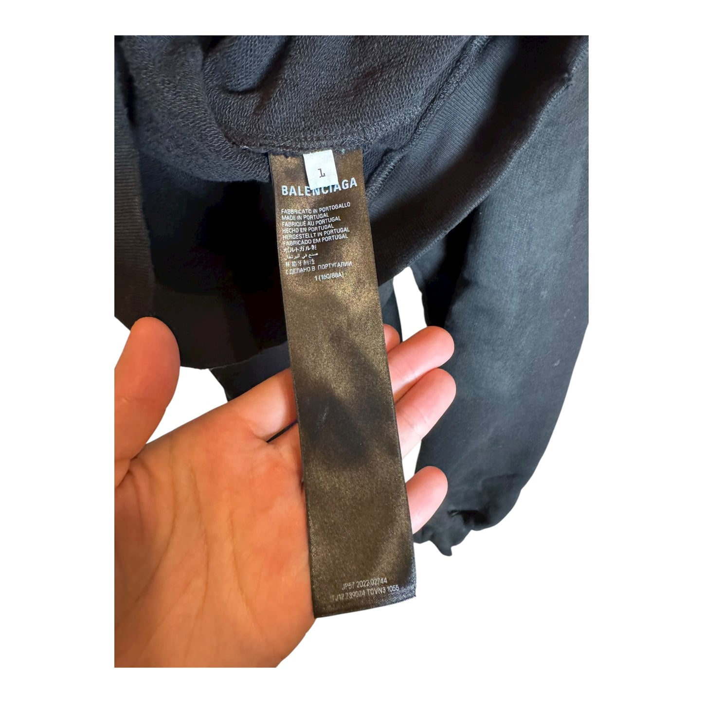 Balenciaga Distressed Skater Hoodie