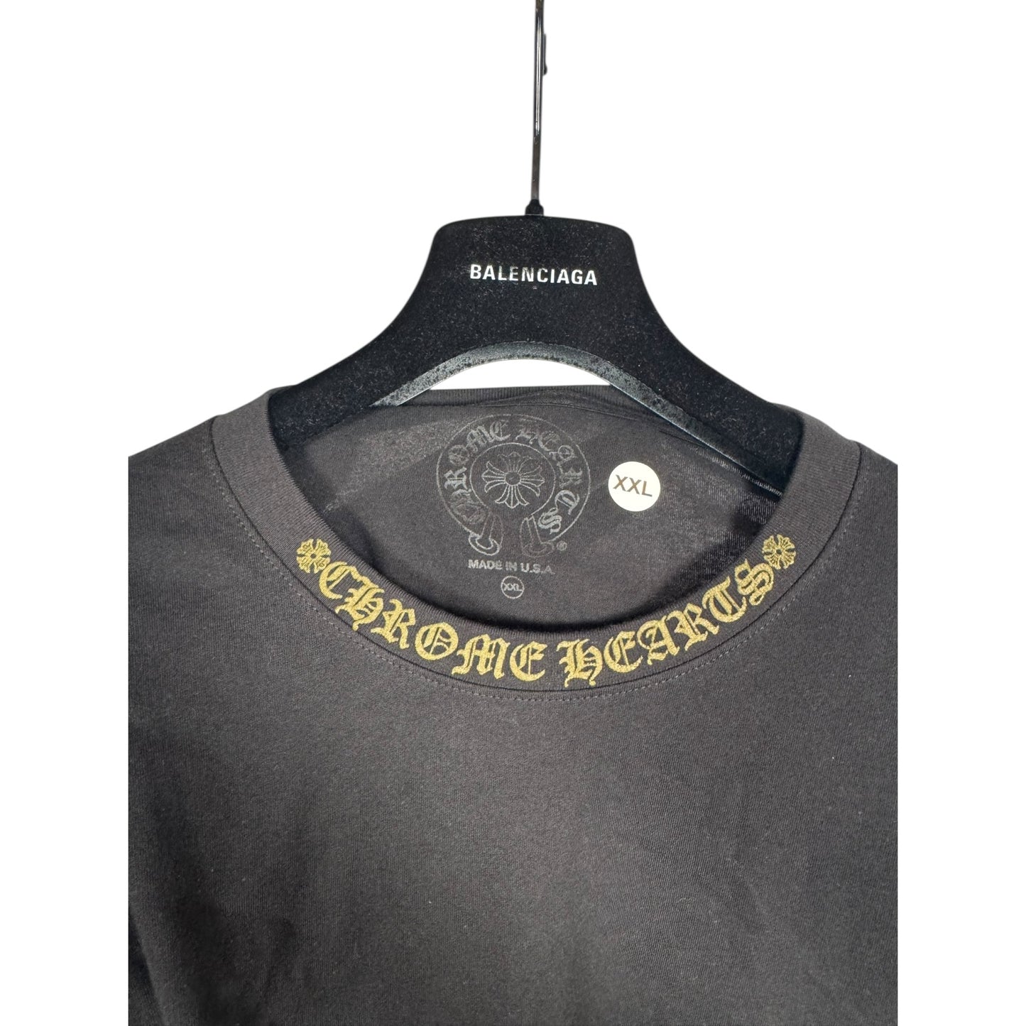 Chrome Hearts Collar Logo Long Sleeve Shirt