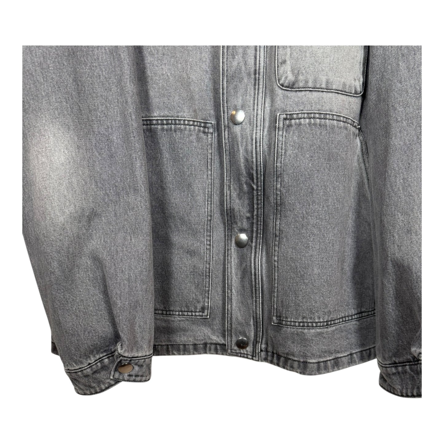 Prada Badge Denim Blouson Jacket