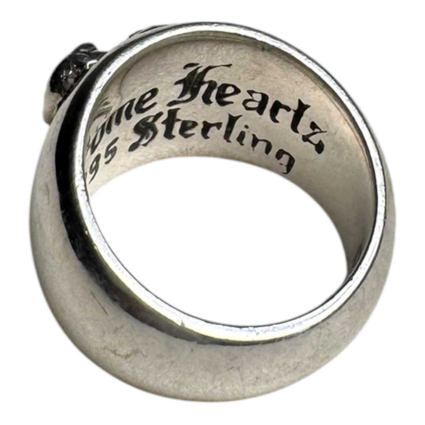 Chrome Hearts Pave Heart Ring