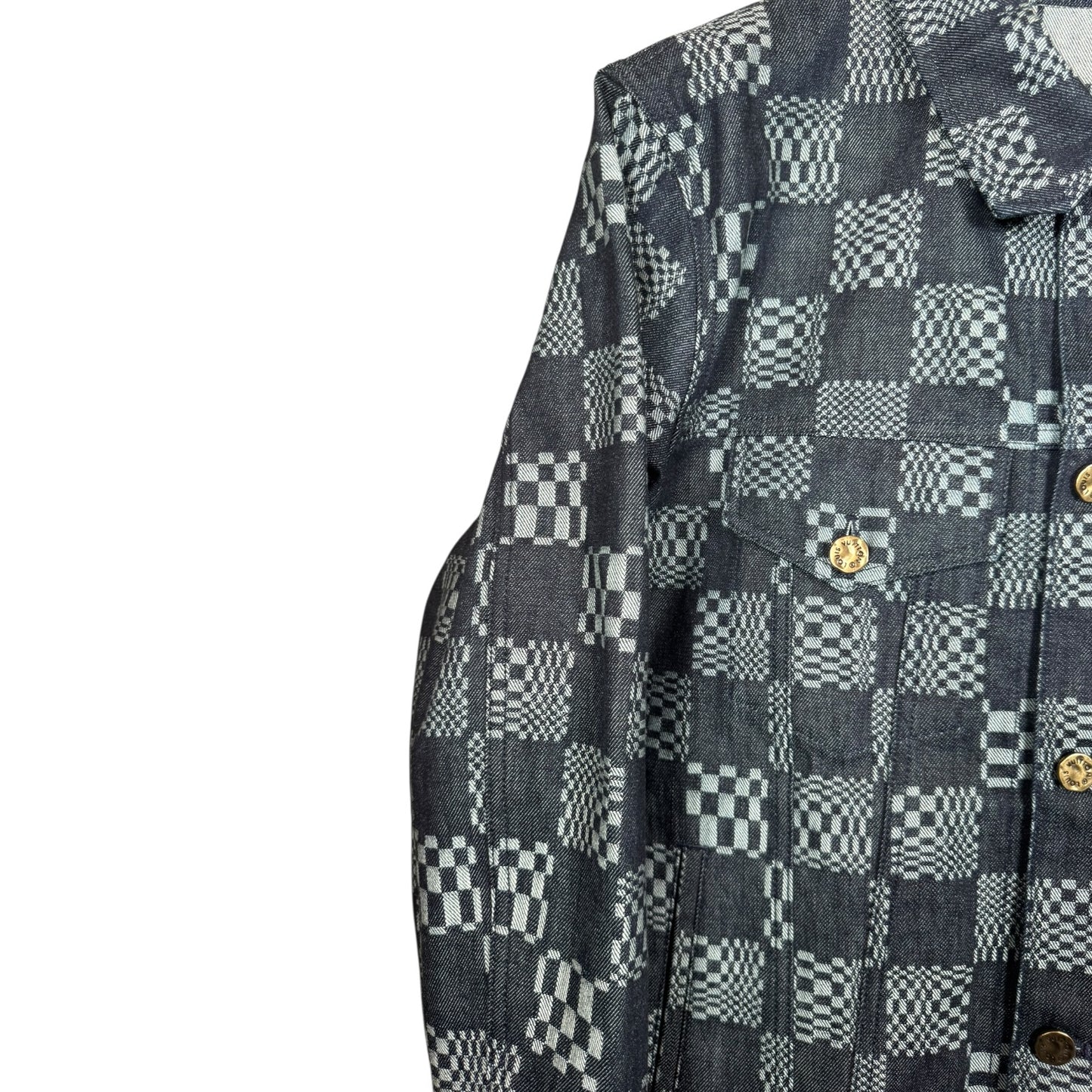 Louis Vuitton Distorted Damier Demin Jacket