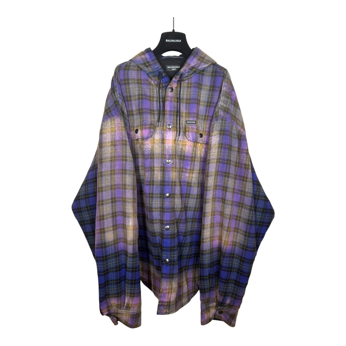 Balenciaga Padded Flannel Jacket