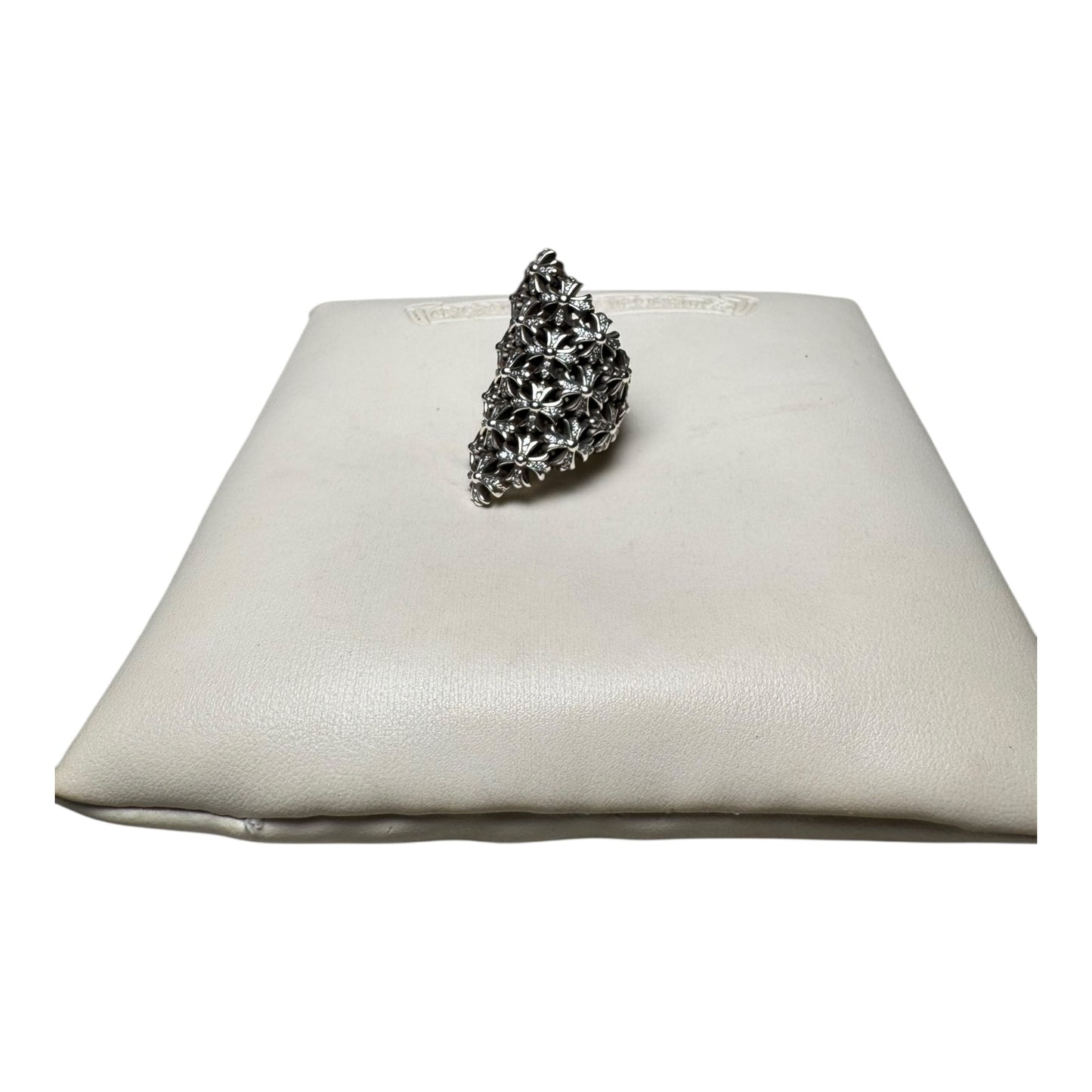 Chrome Hearts Diamond Chain Maille Ring