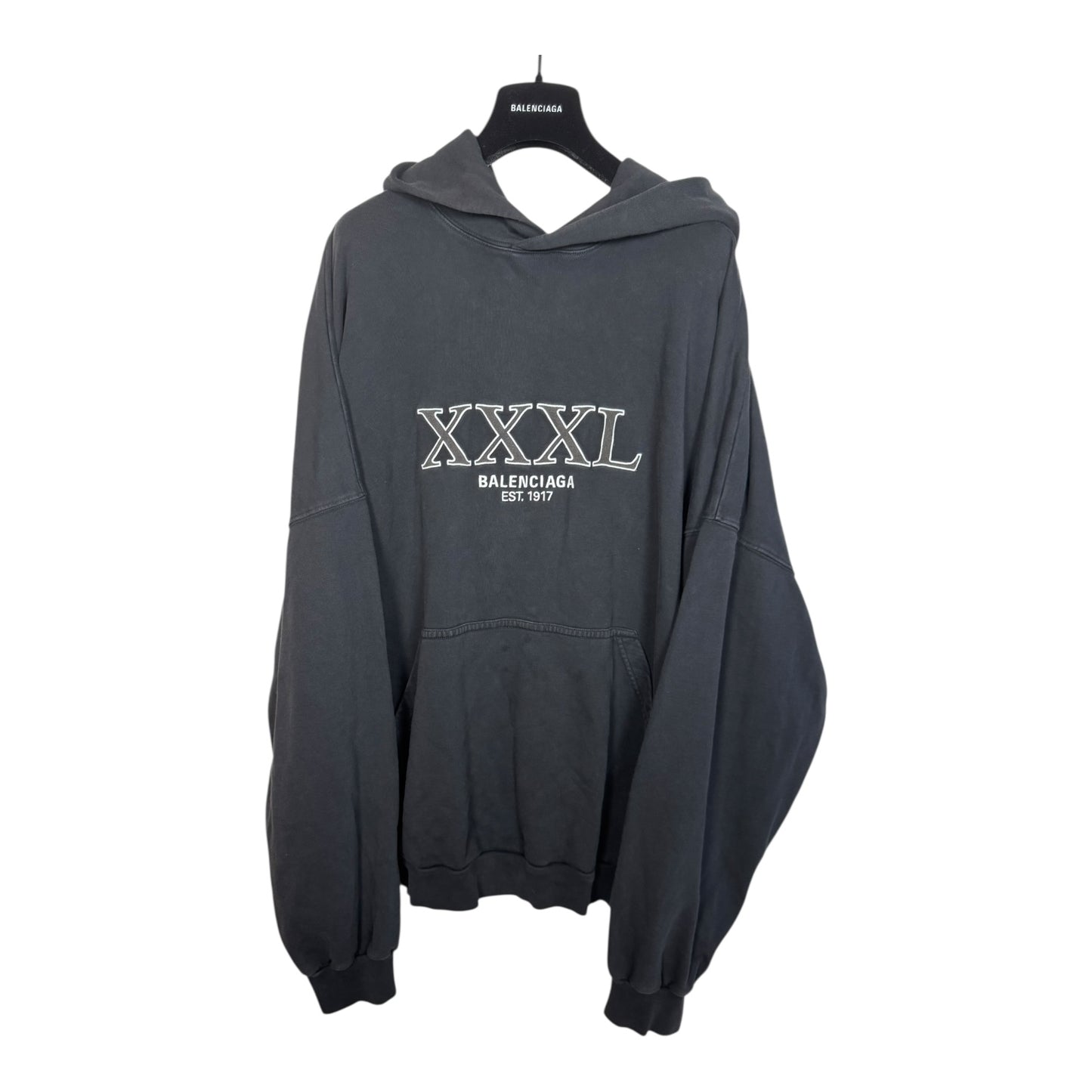 Balenciaga XXXL Embroidered Hoodie