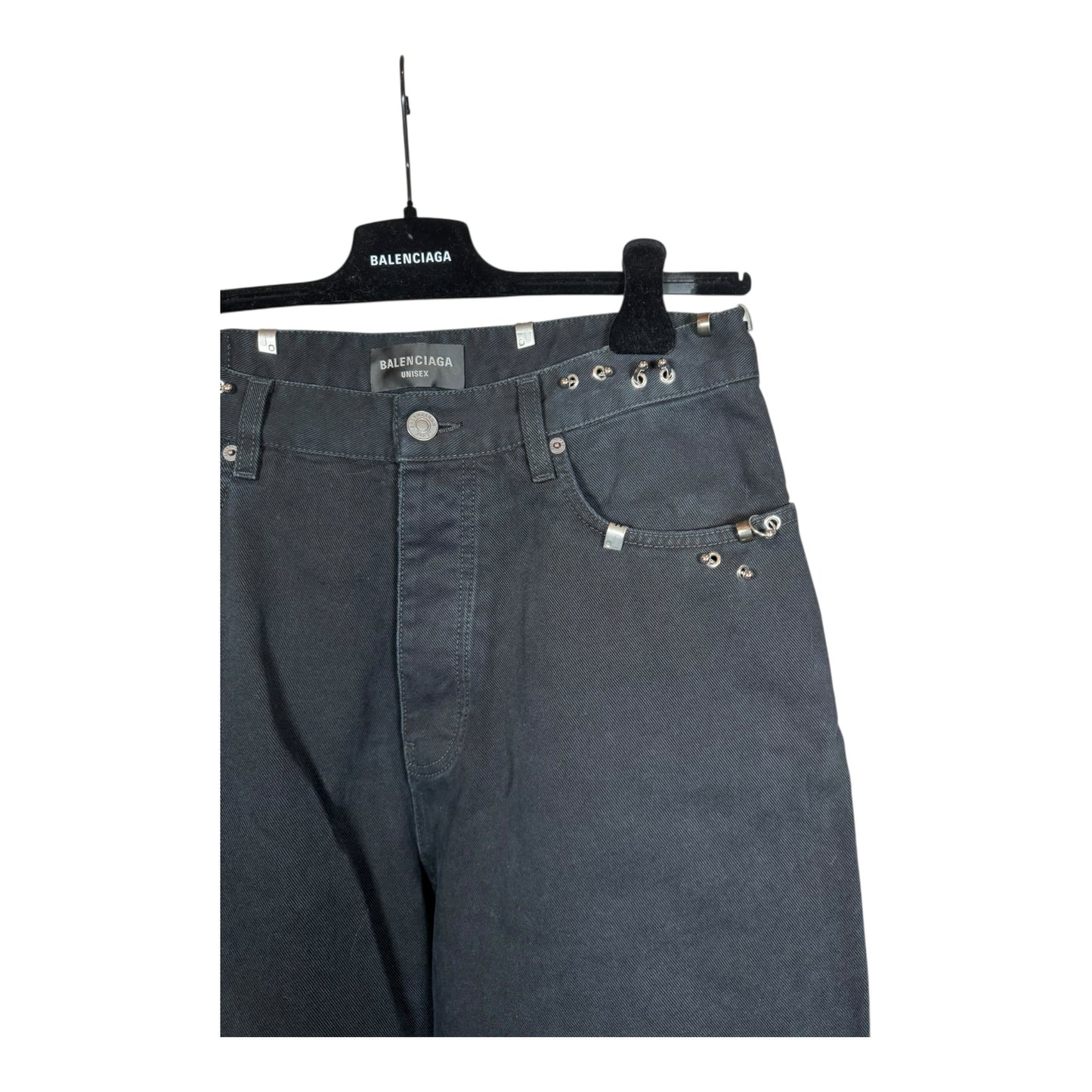 Balenciaga Baggy Pierced Denim