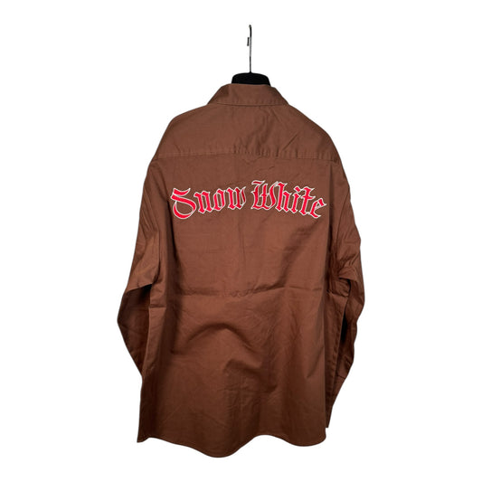 Supreme Snow White Work Shirt Brown